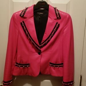 Escada Couture lambskin leather jacket